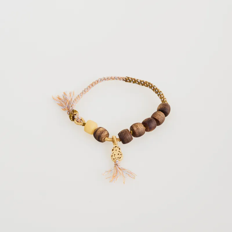 Agarwood Bead Rope Woven Bracelet BB-12
