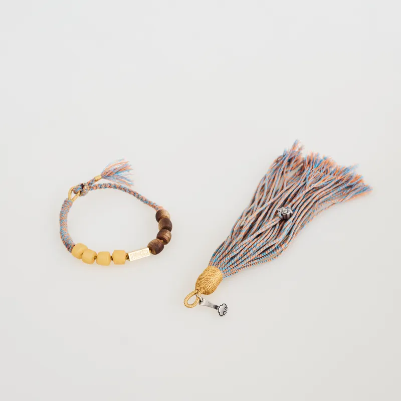 Agarwood Bead Rope Woven Bracelet BB-6 (Set)